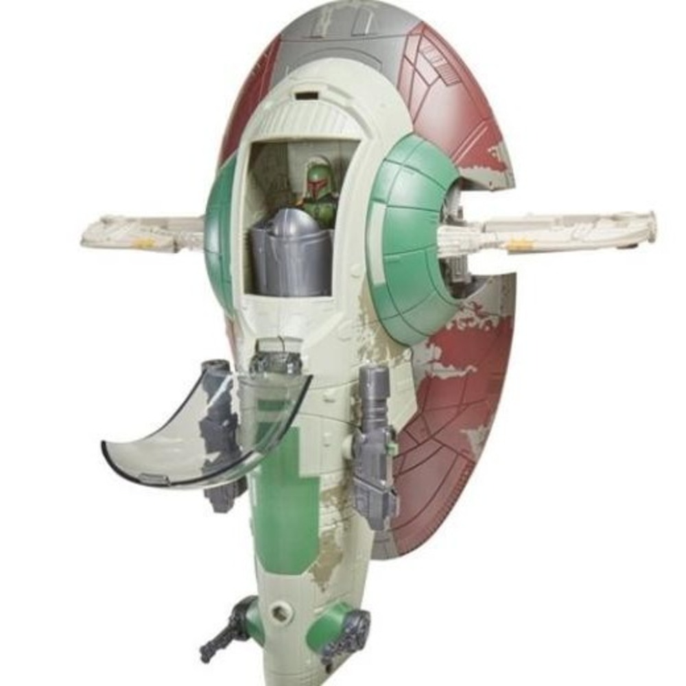 Star Wars Mission Fleet Starship Skirmish Boba Fett Action Figure and Starship
